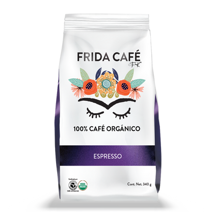 BOLSA DE CAFÉ FRIDA MOLIDO ESPRESSO 340GR